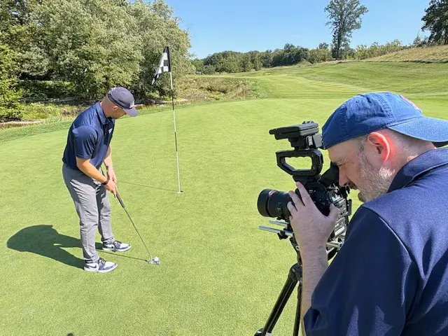 Paul being interviewed for ABC NEWS for breaking several national news stories
