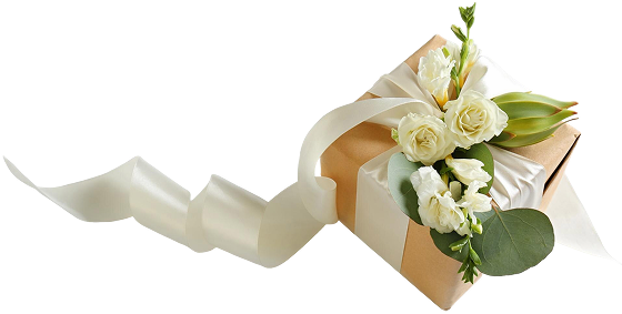 handcrafted-gift-box-with-flowers-white-background 1