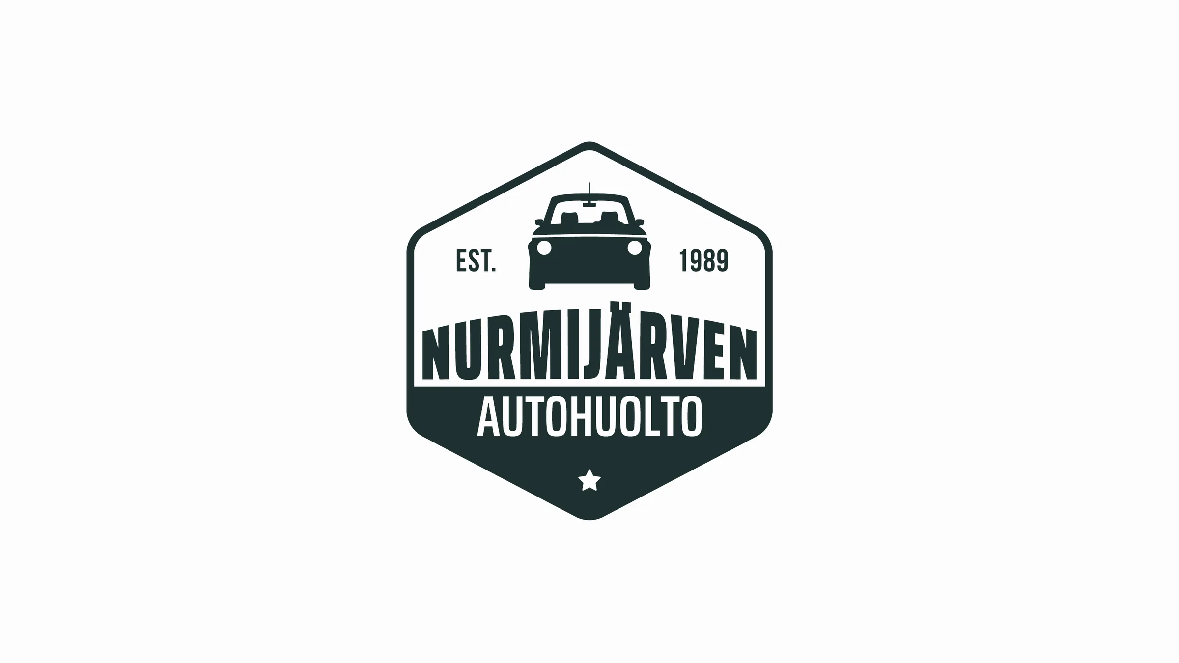 Merkki vaalealla pohjalla