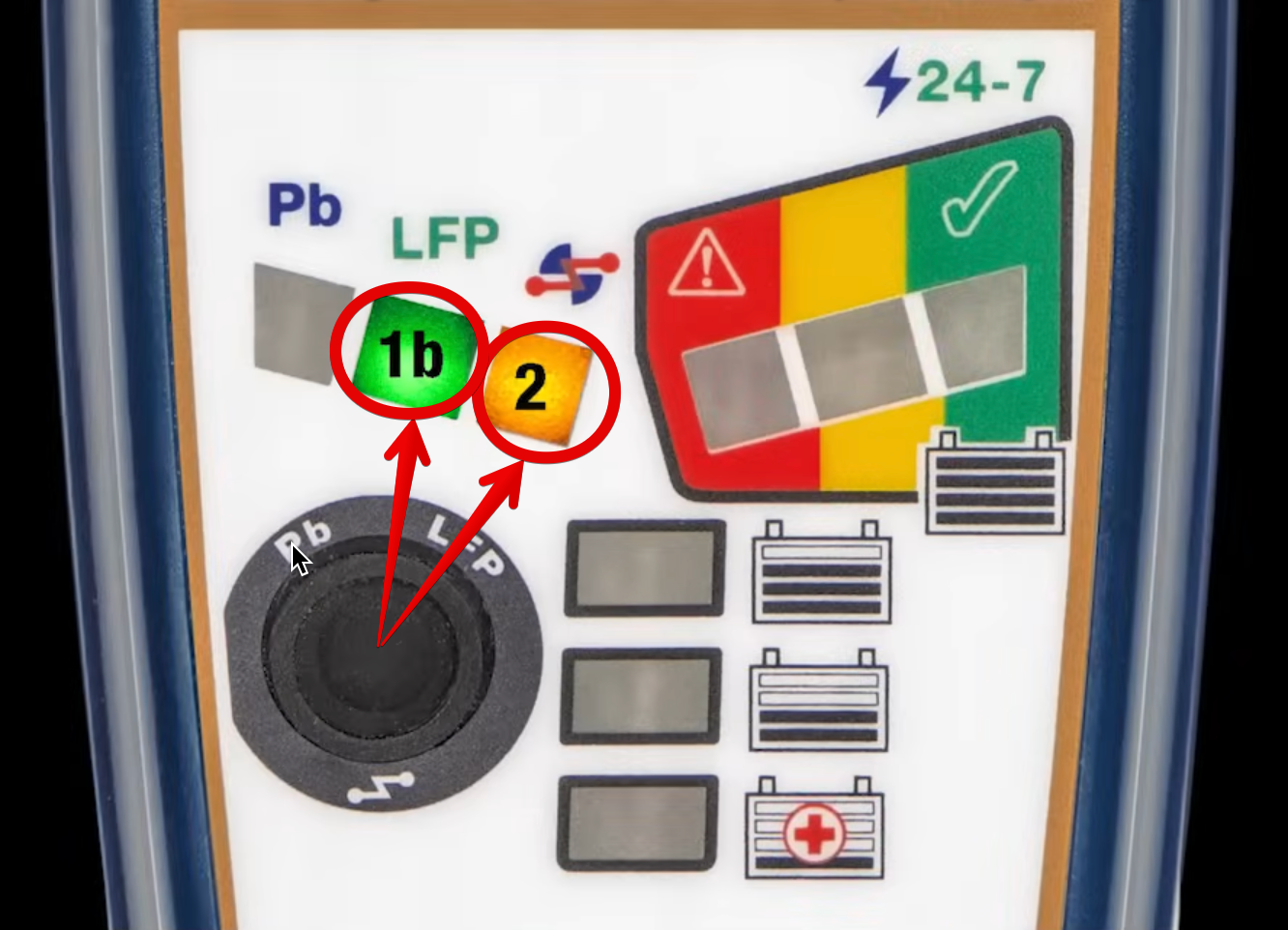 Sạc Lithium (LFP) qua cổng DIN CAN-bus