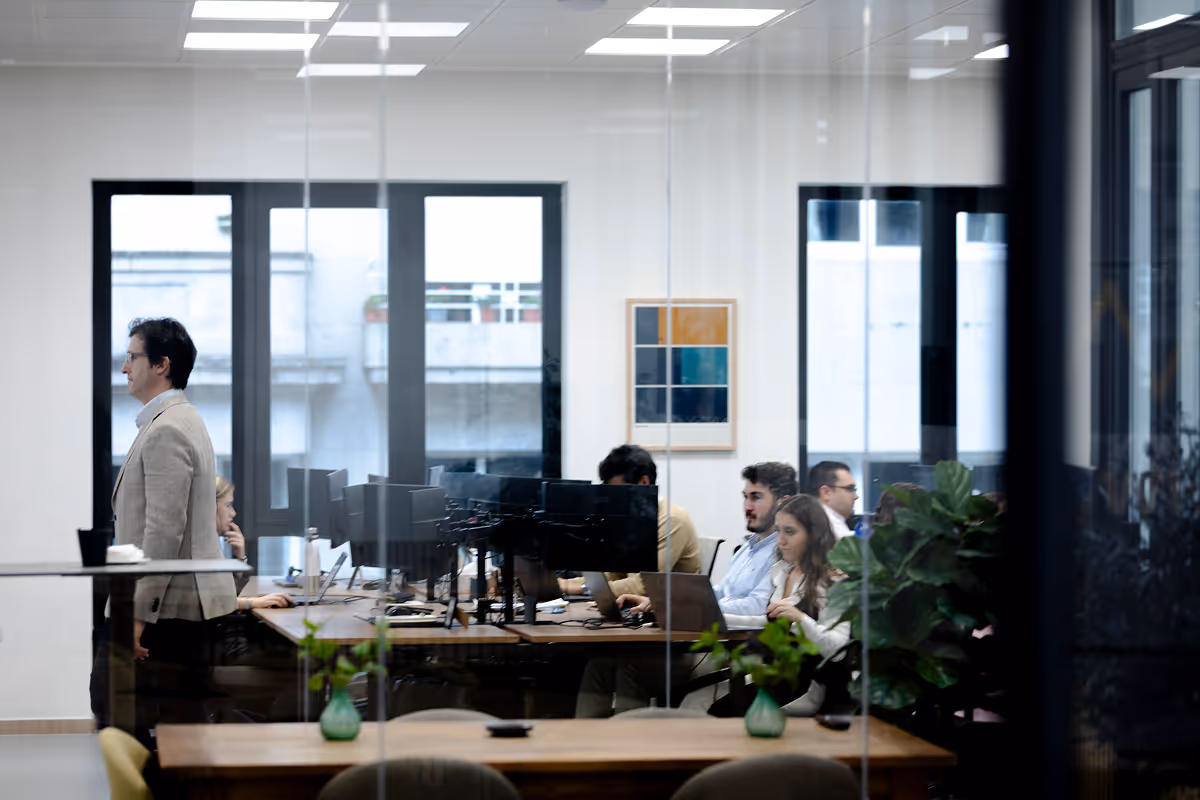 people working in the office