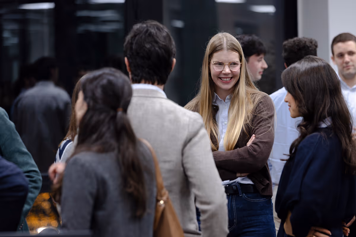 group of people smiling