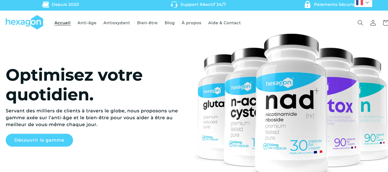 Avis Hexagon 2025 : La Meilleure Formule NAD+ pour Vitalité Cellulaire