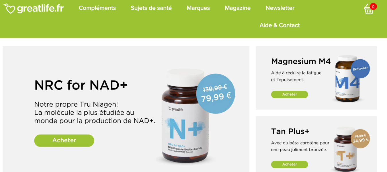 Avis Greatlife 2025 : La Meilleure Formule NAD+ pour Vitalité Cellulaire