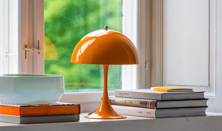 Mushroom Lamp Retro 70's Metal