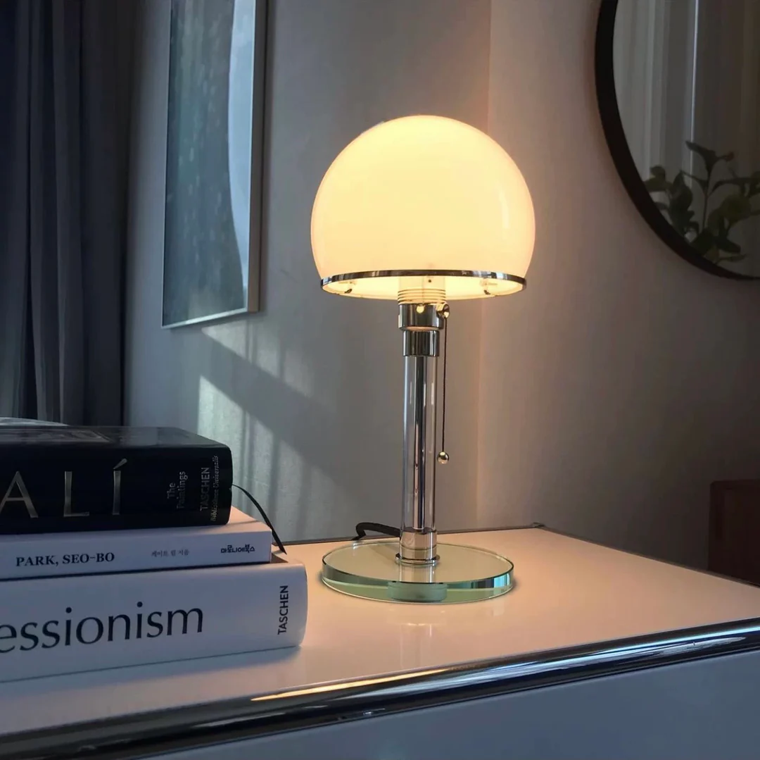 Bauhaus Wagenfeld Mushroom Lamp Retro Art Deco
