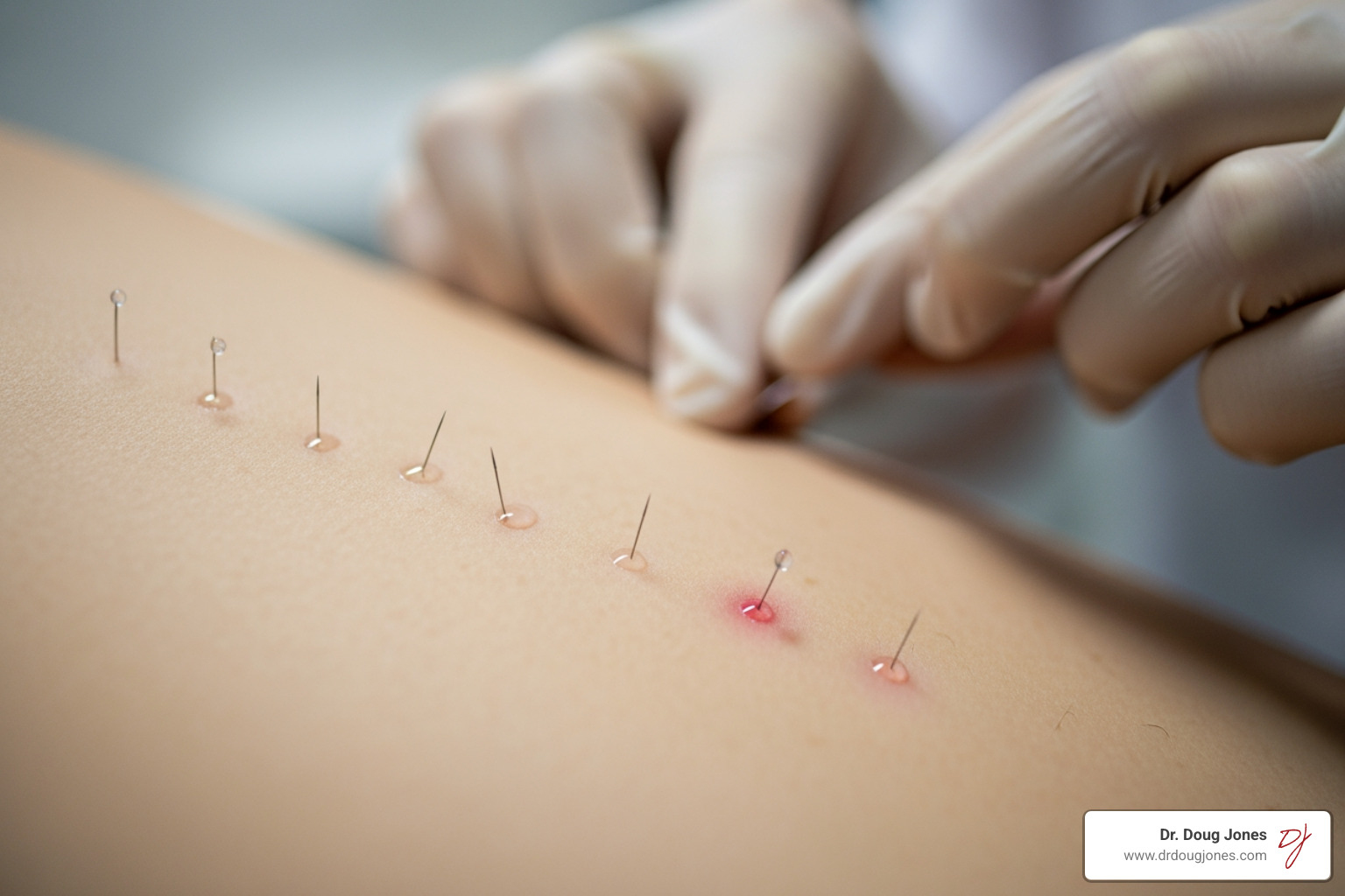 skin prick allergy test - food allergy relief