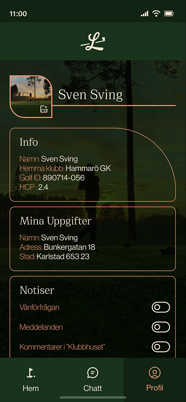 Image of a screenshot from the app