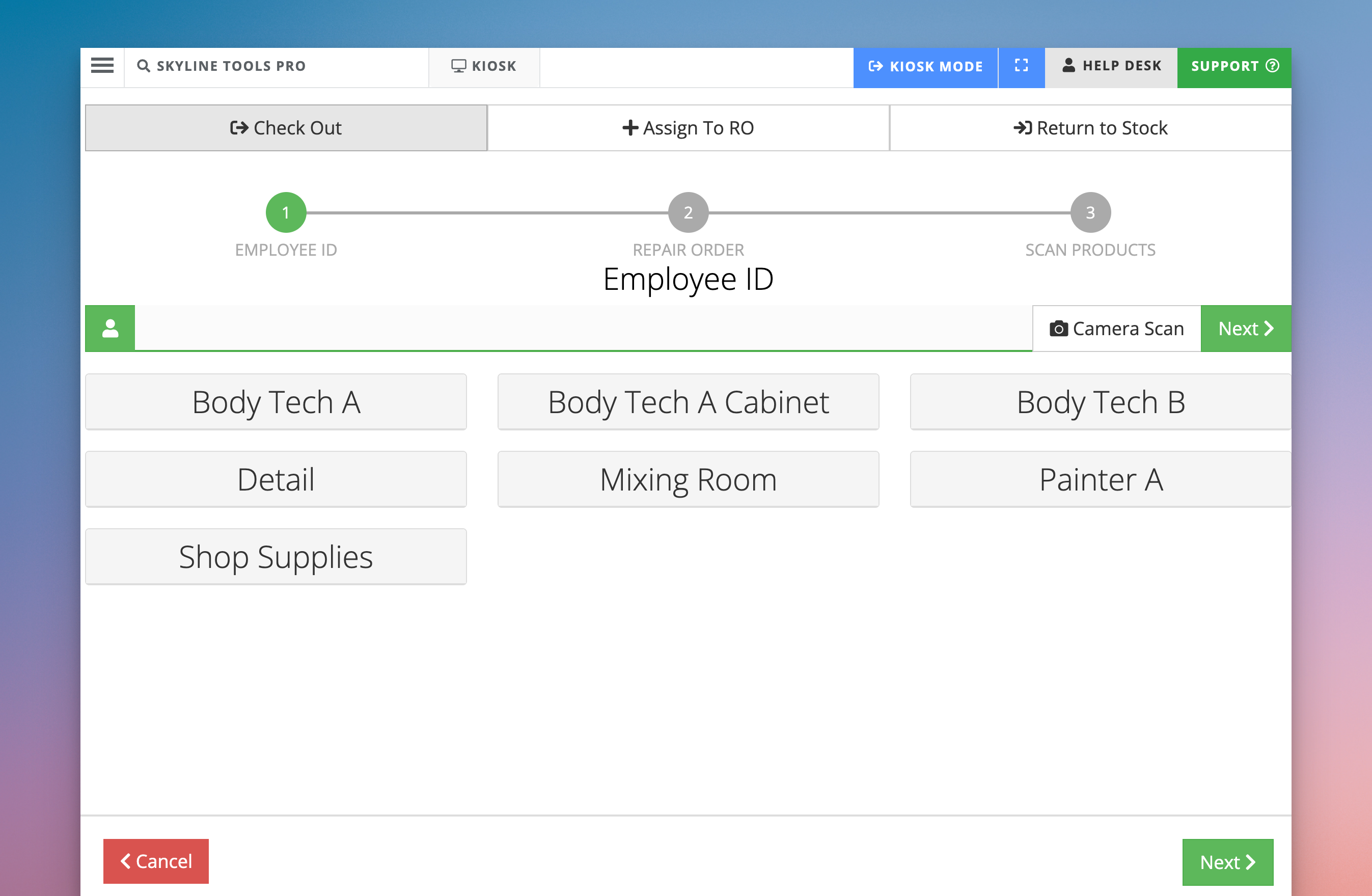 Material Usage Tracking