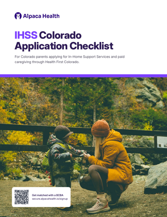 Cover of the IHSS Colorado Application Checklist