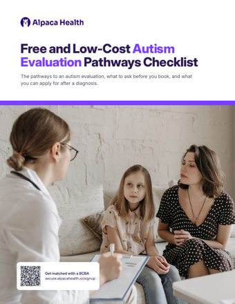 Cover of the Free and Low-Cost Autism Evaluation Pathways Checklist