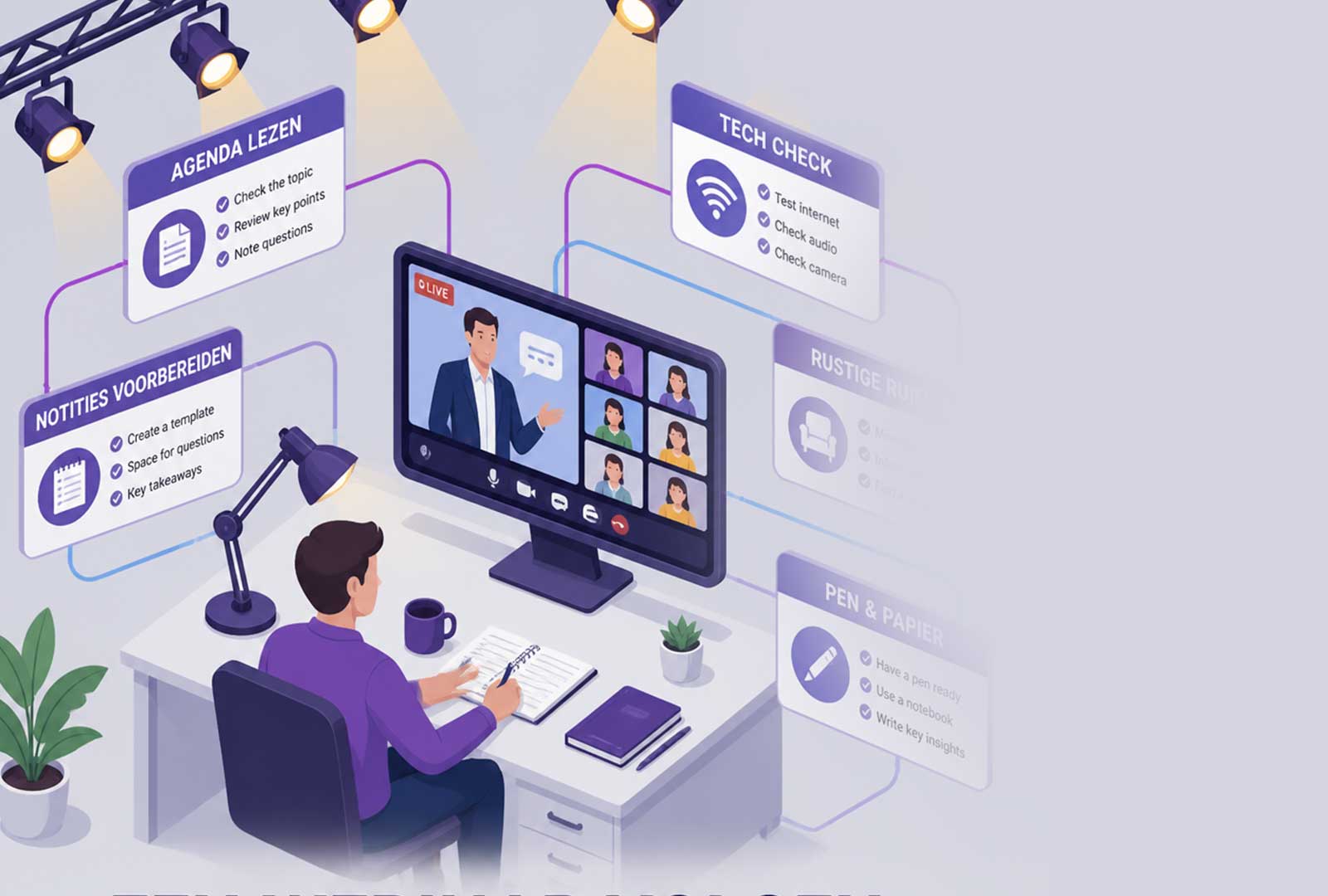 Webinar volgen, hoe bereid je je voor