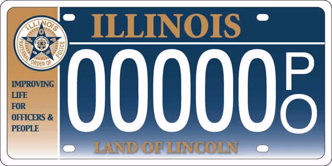 ILFOP License Plate