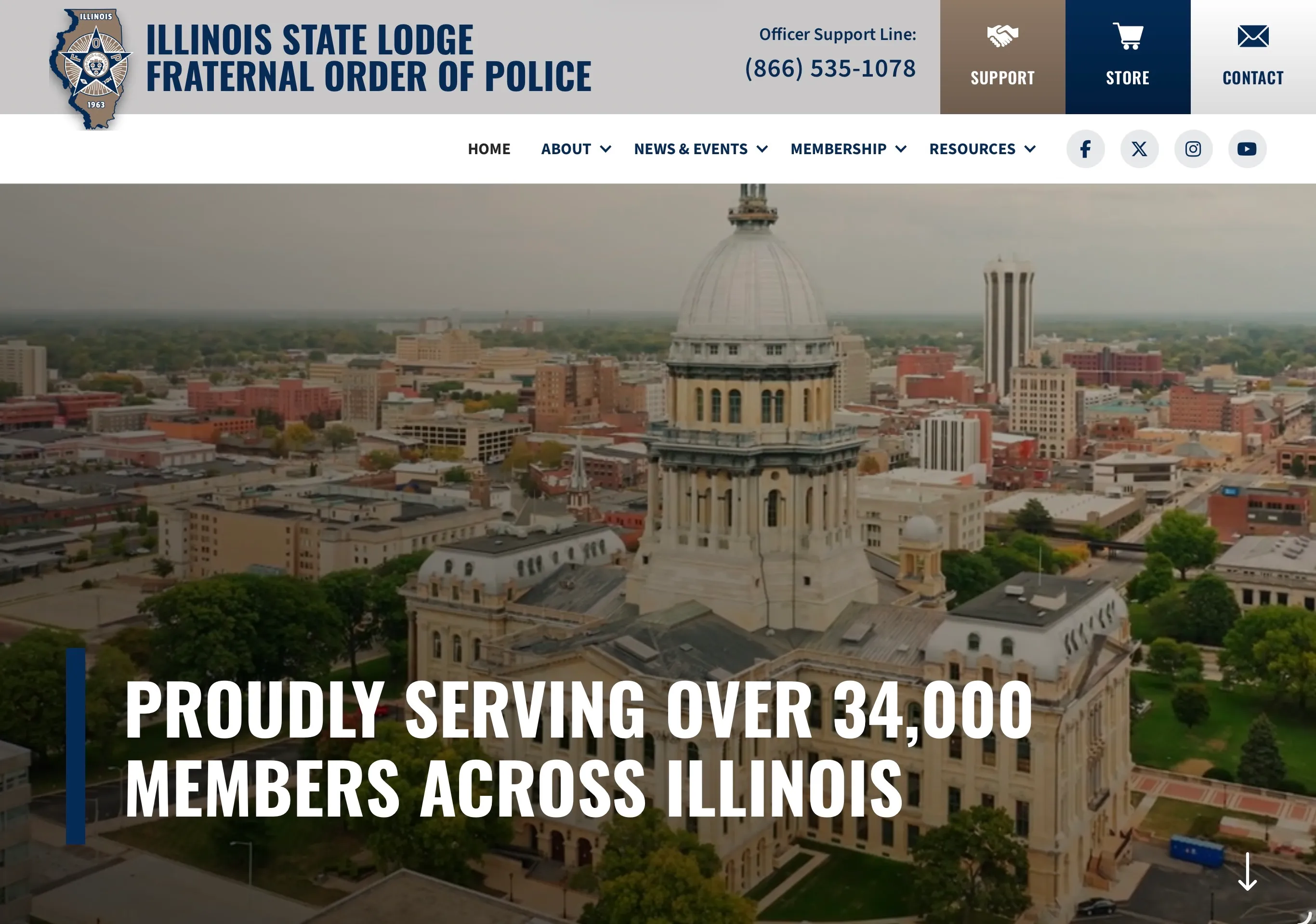 Illinois FOP State Lodge Unveils Revamped Website