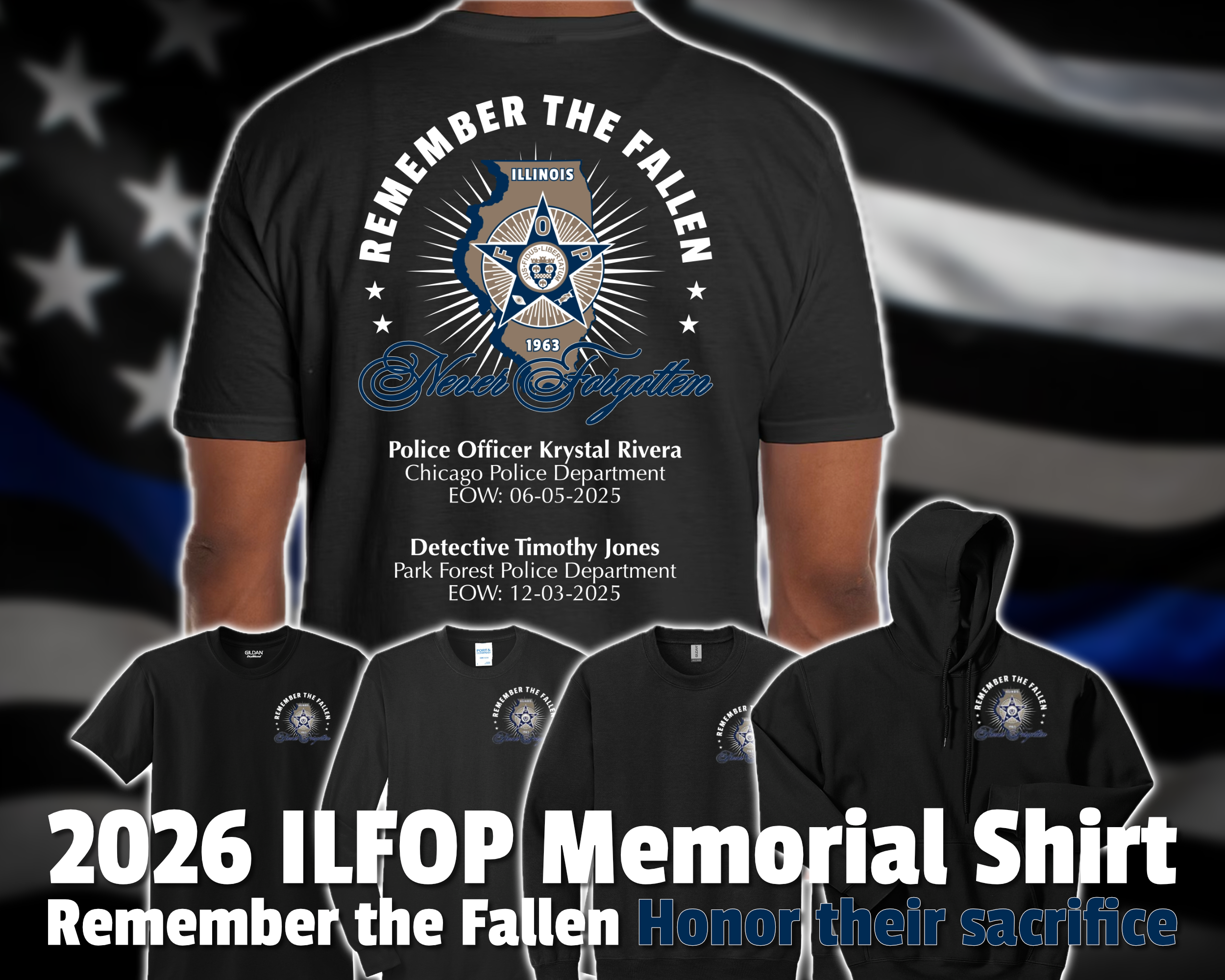 2026 ILFOP Memorial Shirt Available for Purchase