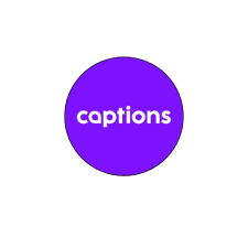 Captions logo