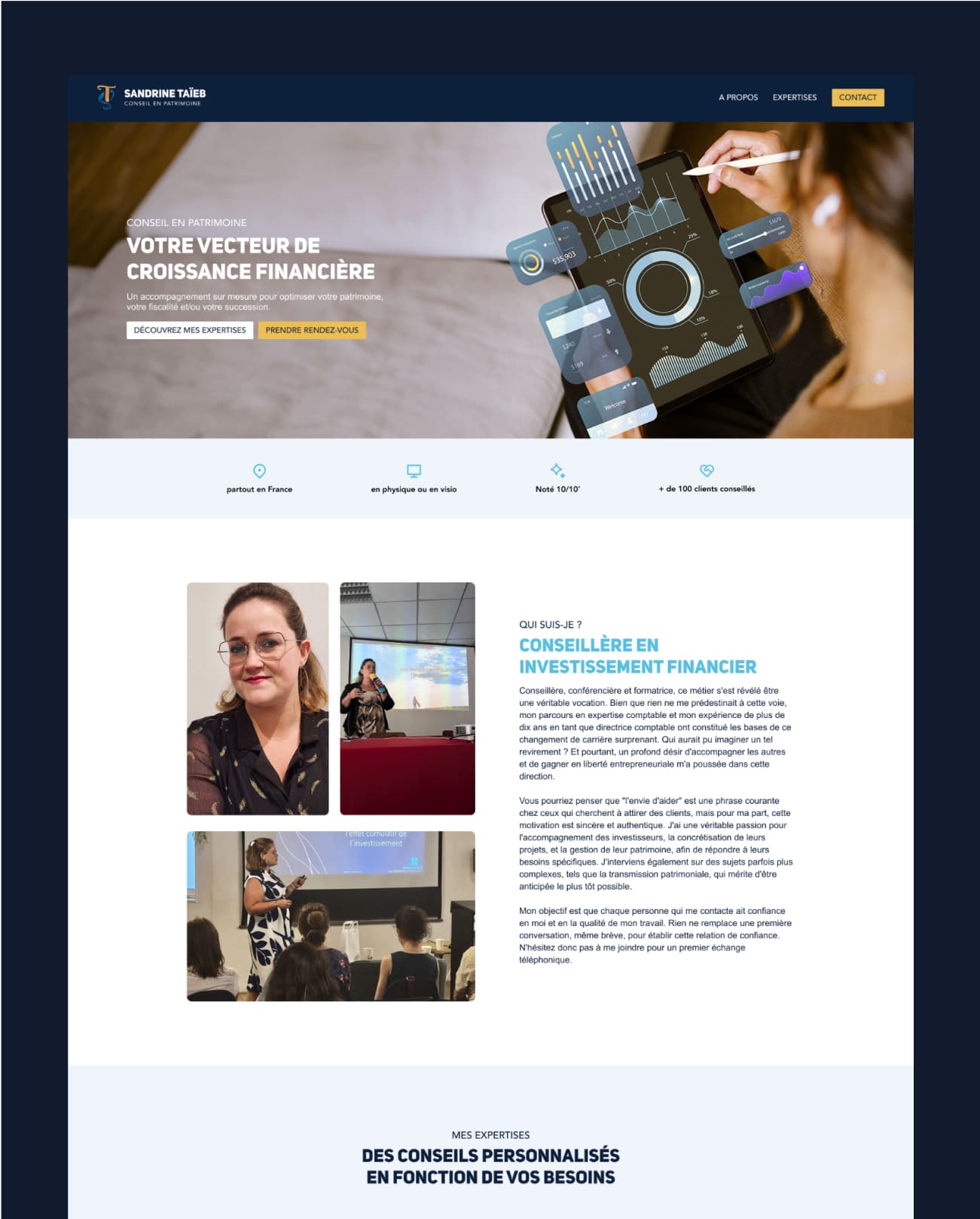 Sandrine Taieb website 1