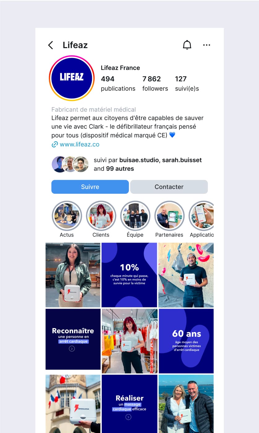 Feed instagram Lifeaz