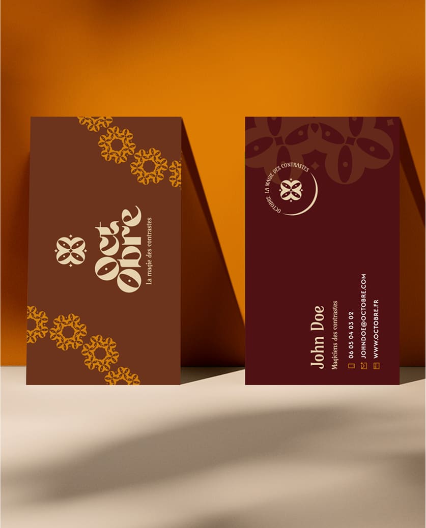 Carte de visite Octobre
