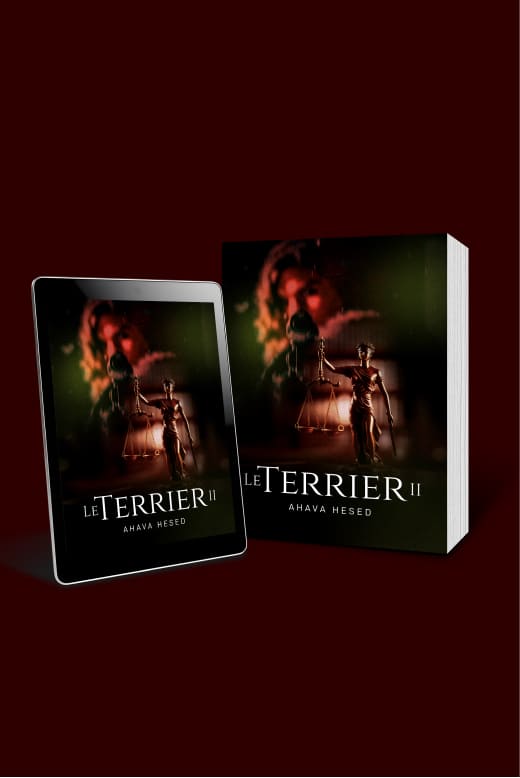 Mockup de la couverture Wattpad de "Le Terrier tome II" de Ahava Hesed.