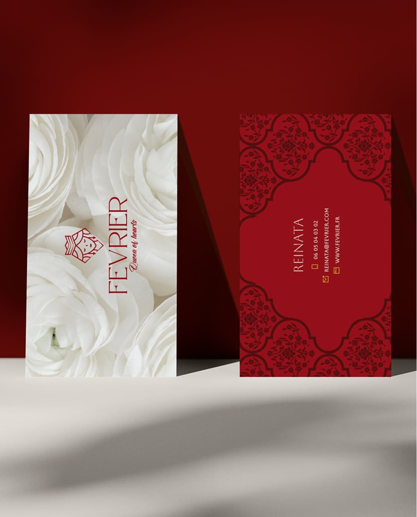 Fevrier carte de visite