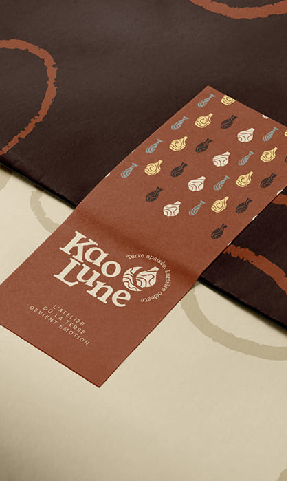 mockup papier sticker kaolune