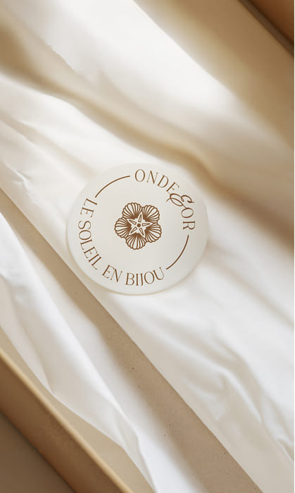 Mockup sticker Onde & Or