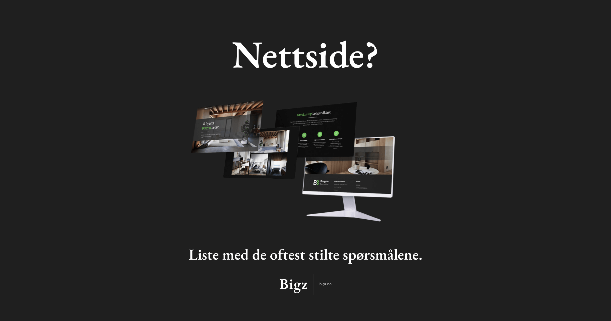 Ny nettside? Liste med de oftest stilte spørsmålene