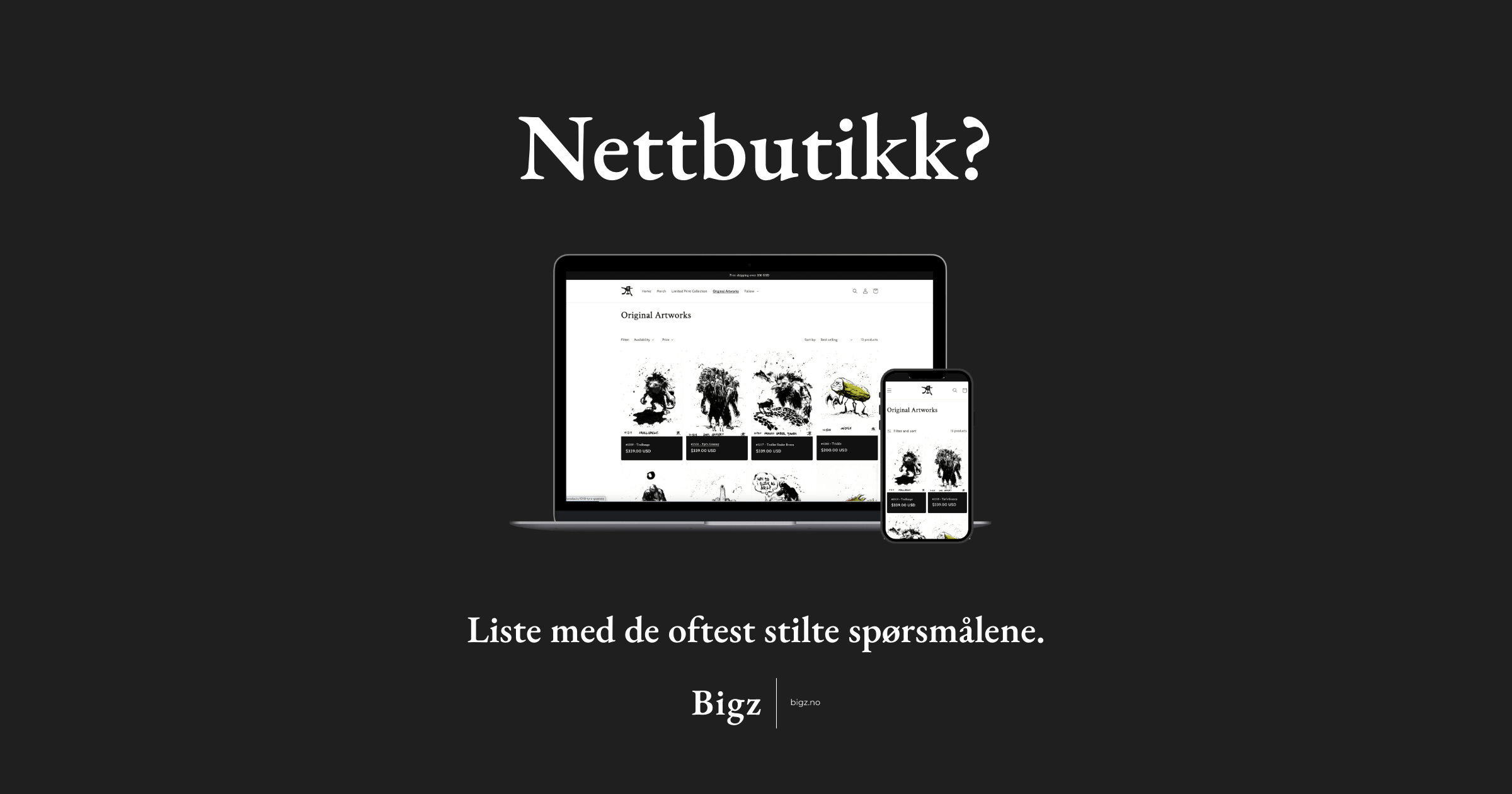 Ny nettbutikk? Liste med de oftest stilte spørsmålene