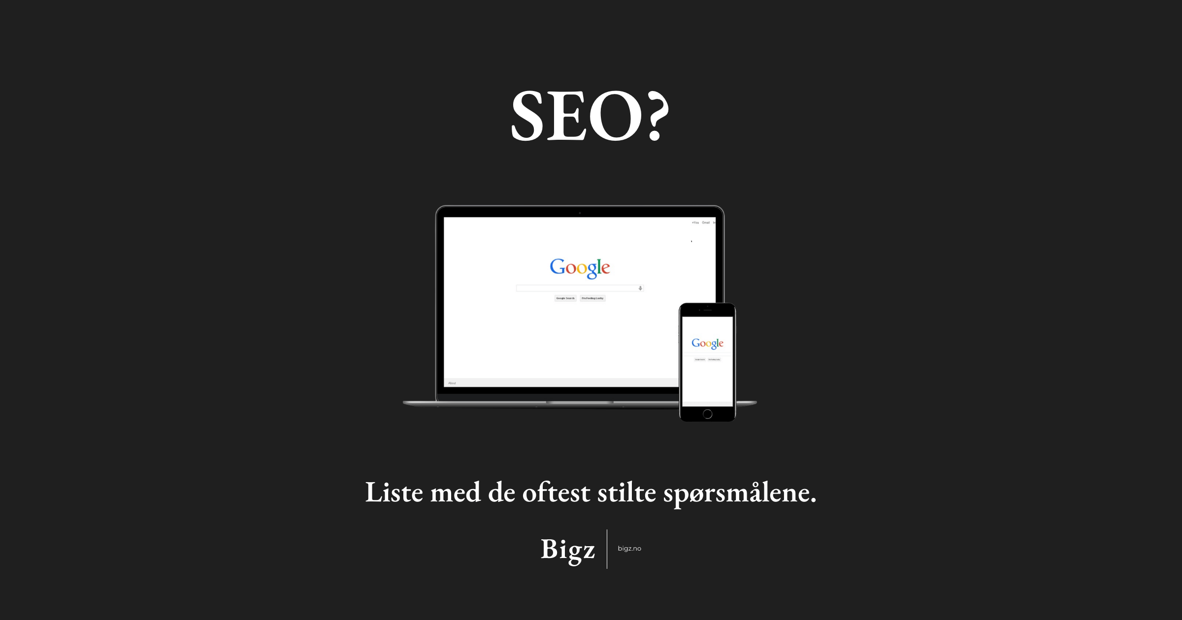 SEO? Liste med de oftest stilte spørsmålene