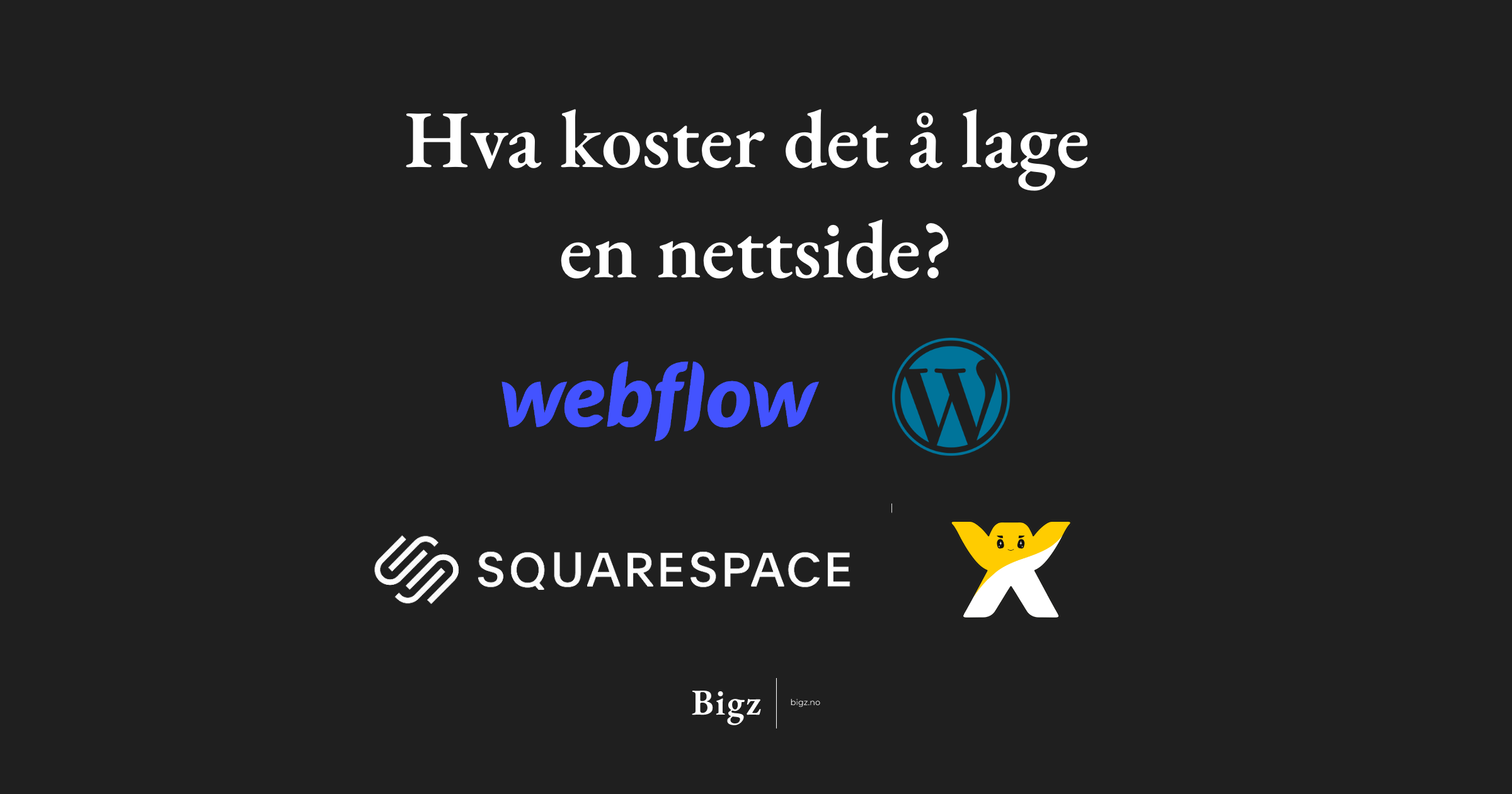 Webflow og Wordpress logoer