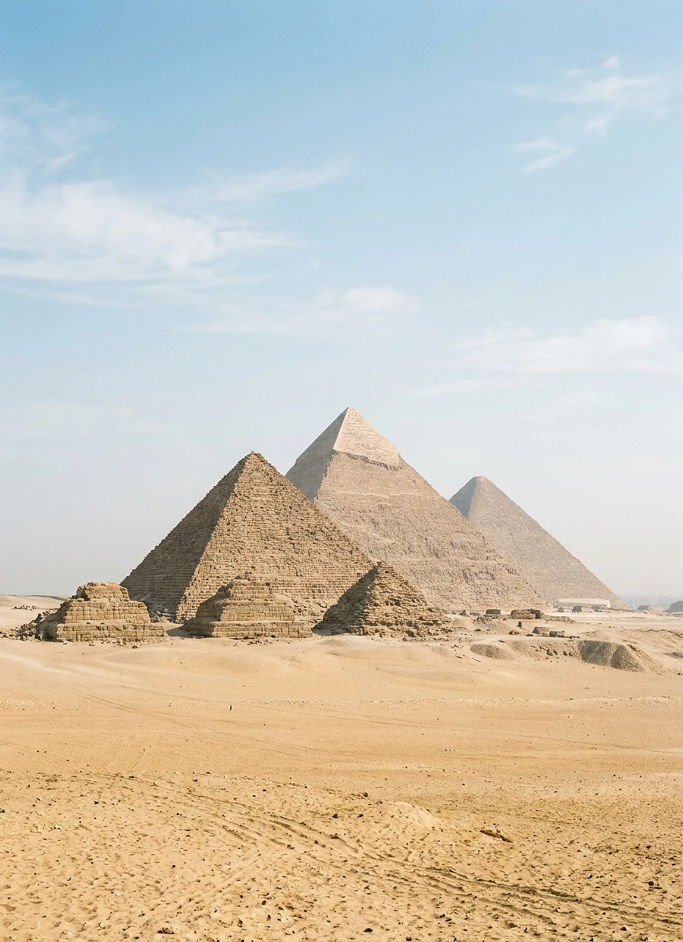 Les 3 pyramides Egypte