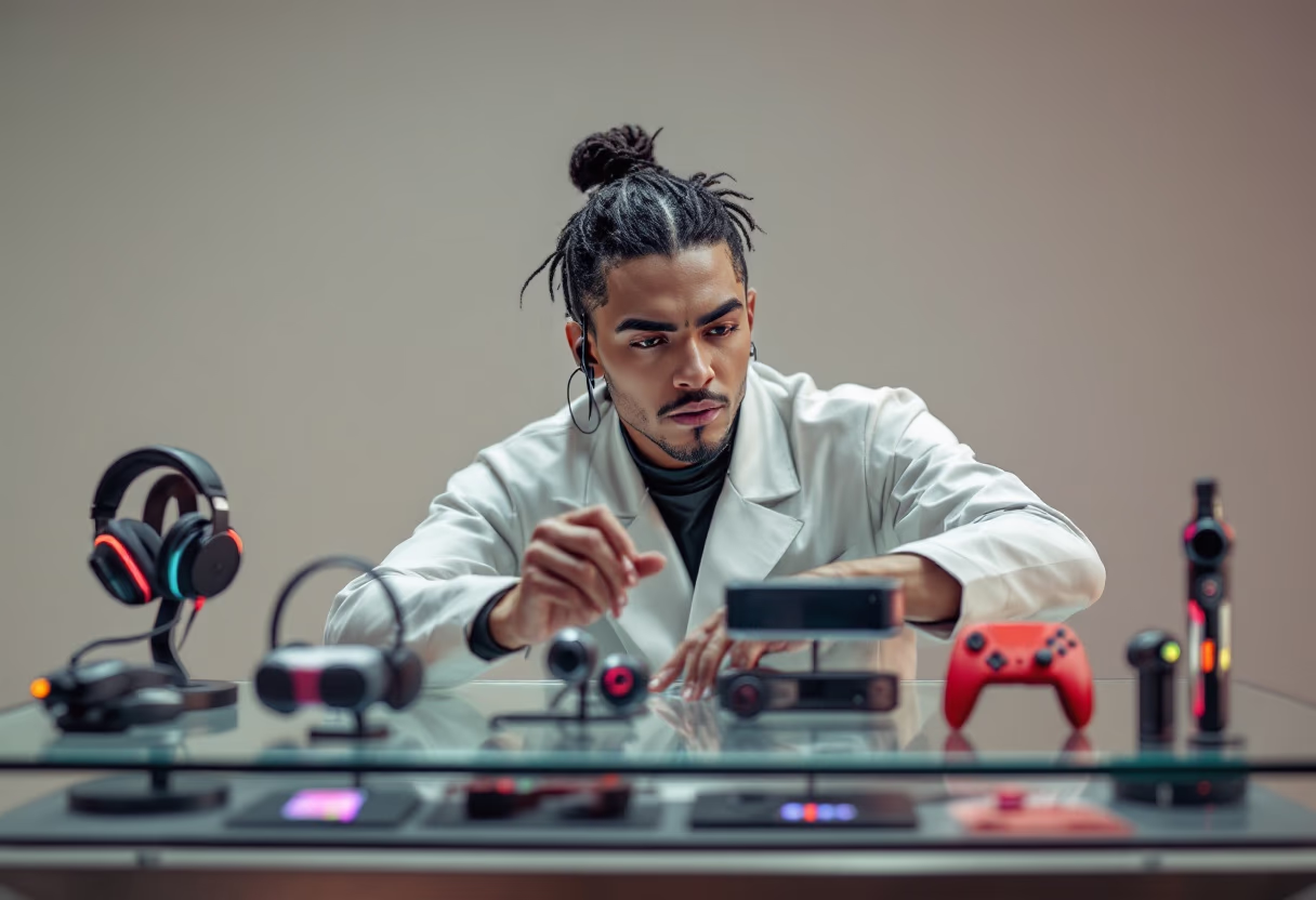 image of store owner or staff for a toys & game store