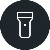 GovEVA Materiality Mapper icon – spotlight torch symbol representing ESG materiality assessment and sustainability priorities mapping