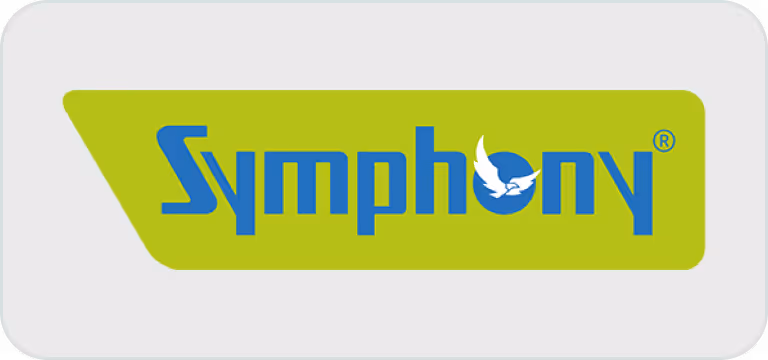 Symphony Limited logo - international air cooling and climate control solutions company