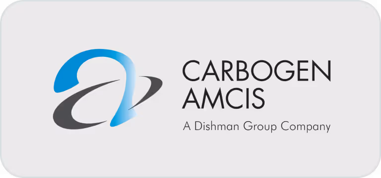 Carbogen Amcis logo – international pharmaceutical process development and API manufacturing company