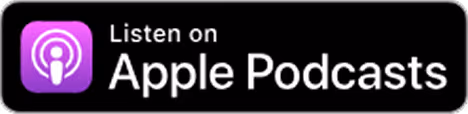 Apple Podcasts badge on a black background