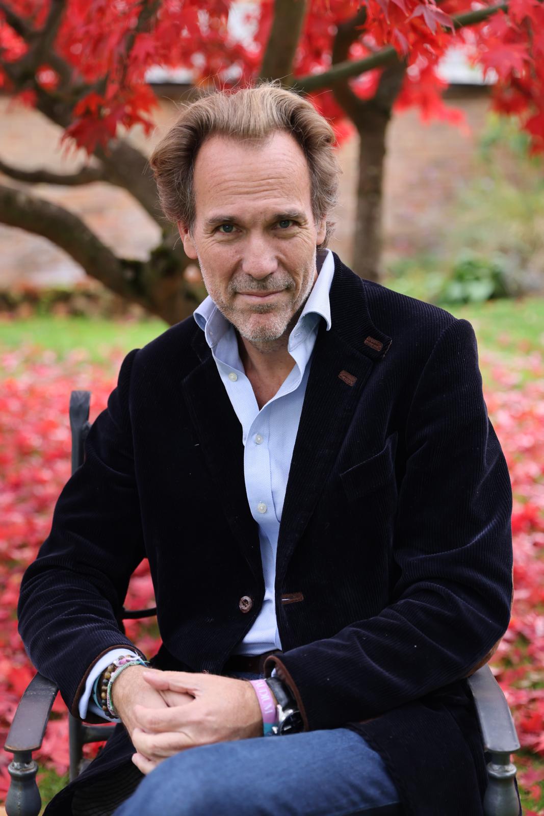 image of author networking post-event