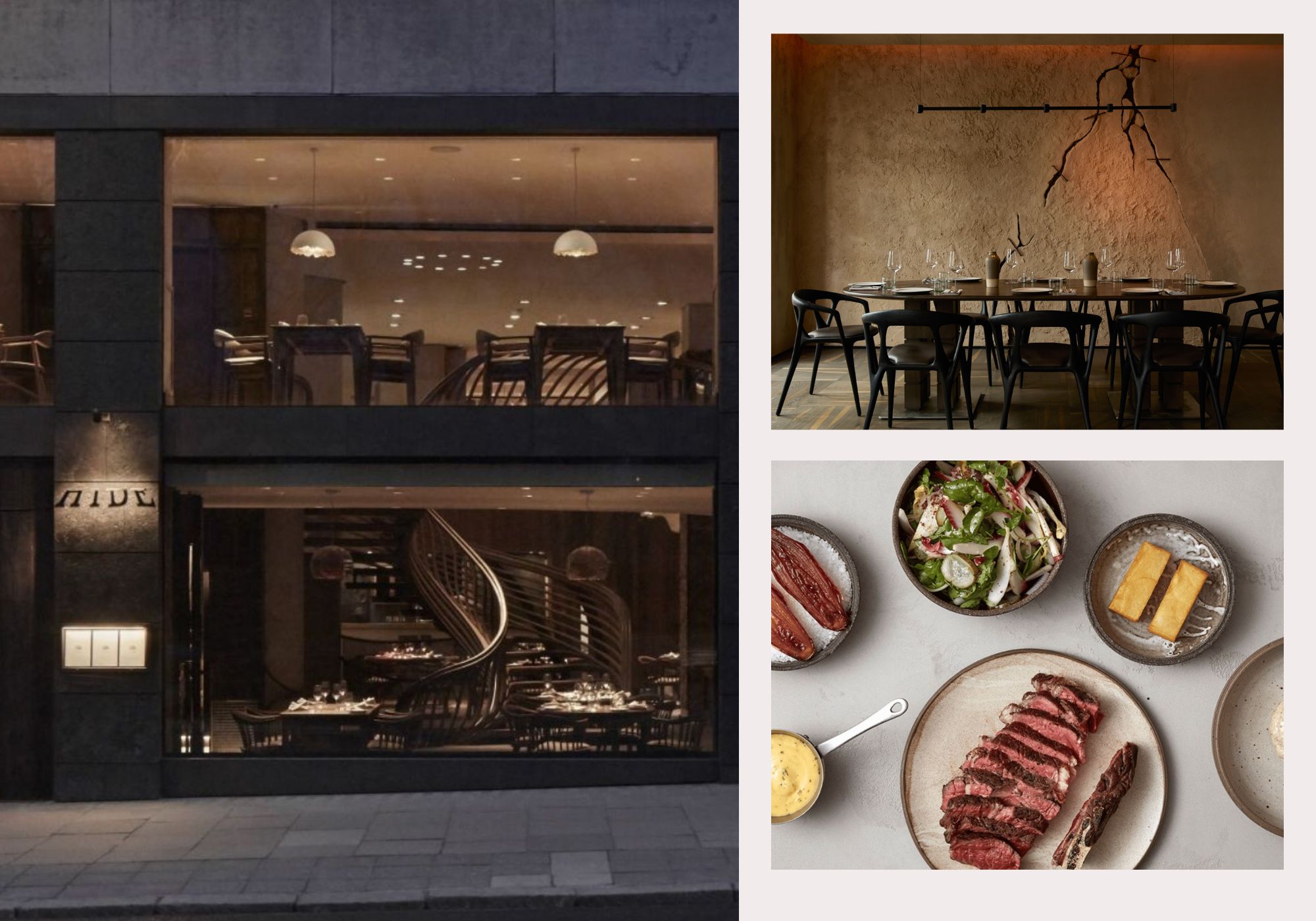 image of private dining setup (for a seafood restaurant)