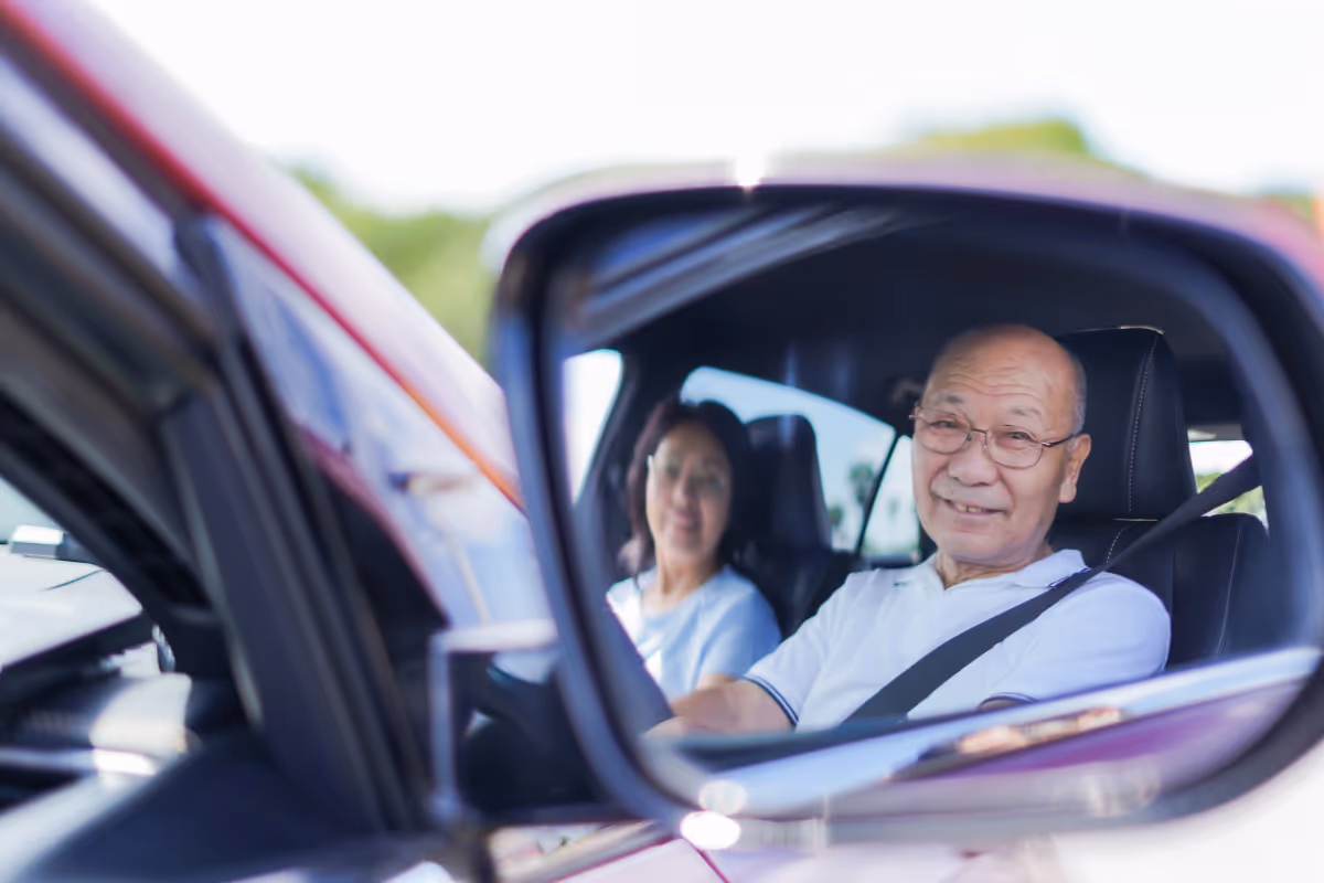 older couple driving out of province to get surgery
