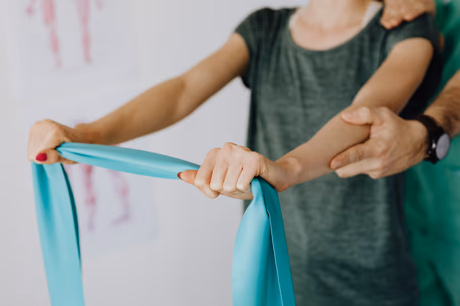 Physio session post private surgery