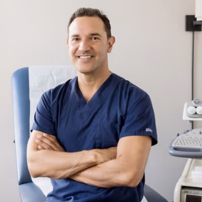 Dr. Gerry Polyhronopoulos in clinic