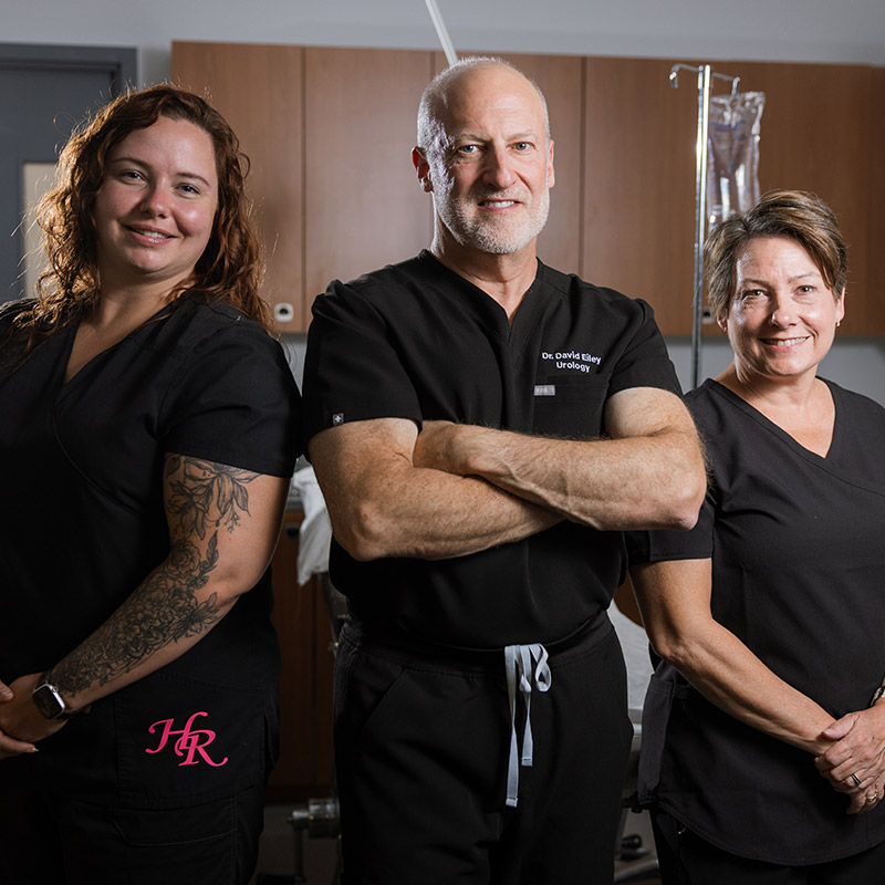 Dr. David Eiley and his medical team