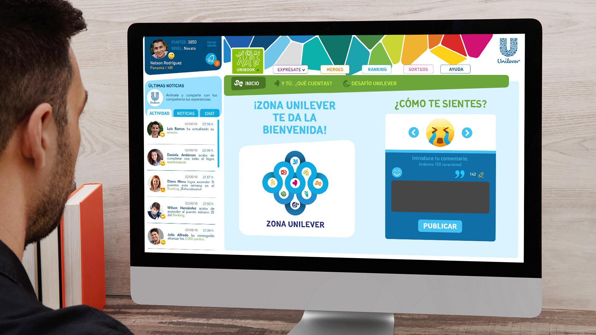 Plataforma de comunicación gamificada