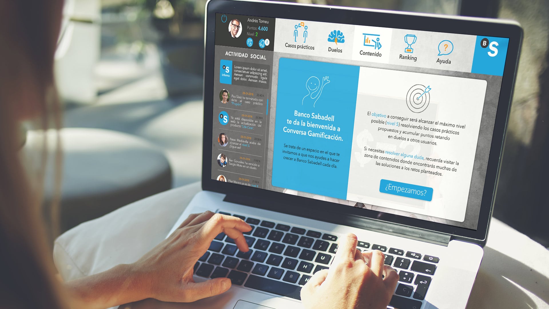 plataforma e learning gamificada