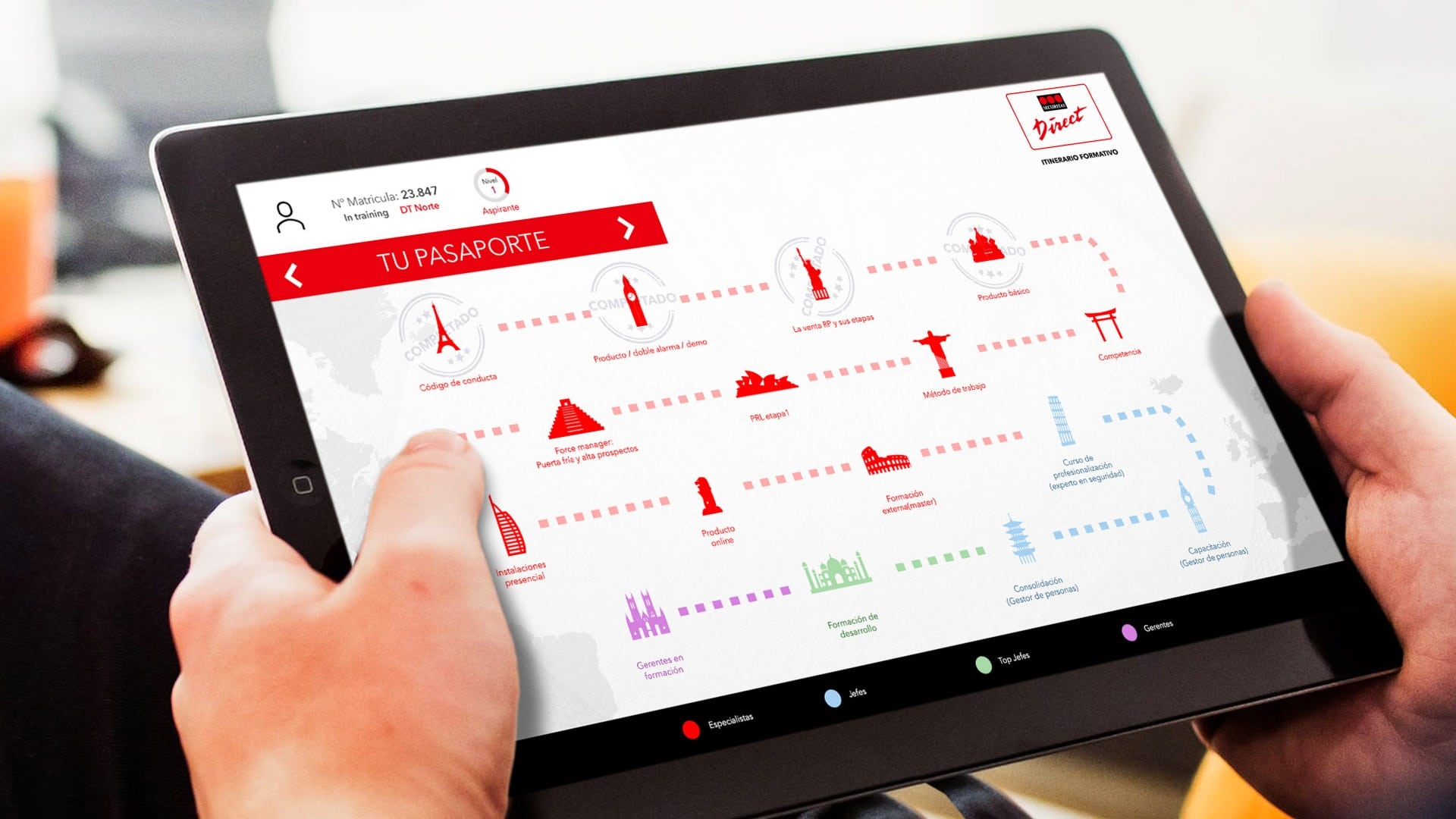 Pasaporte Formativo, para Securitas Direct, es uno de los últimos desarrollos de Gestionet para mayo de 2019.