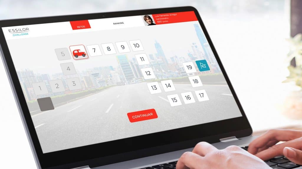 Últimos desarrollos de Gestionet de octubre de 2019, Essilor Challenge. 