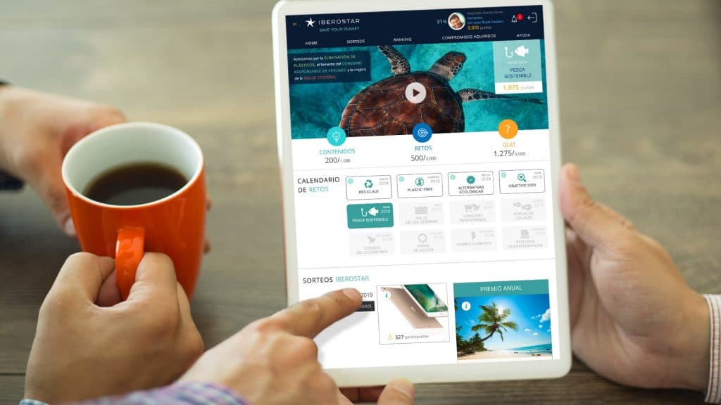Wave Of Change es un proyecto desarrollado por Gestionet para Iberostar.
