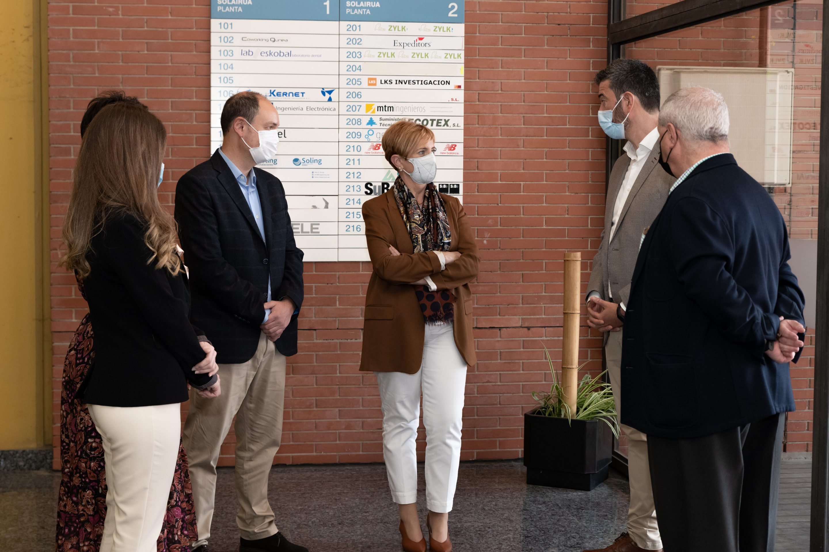 Iñigo Urkullu y Arantxa Tapia visitan Gestionet