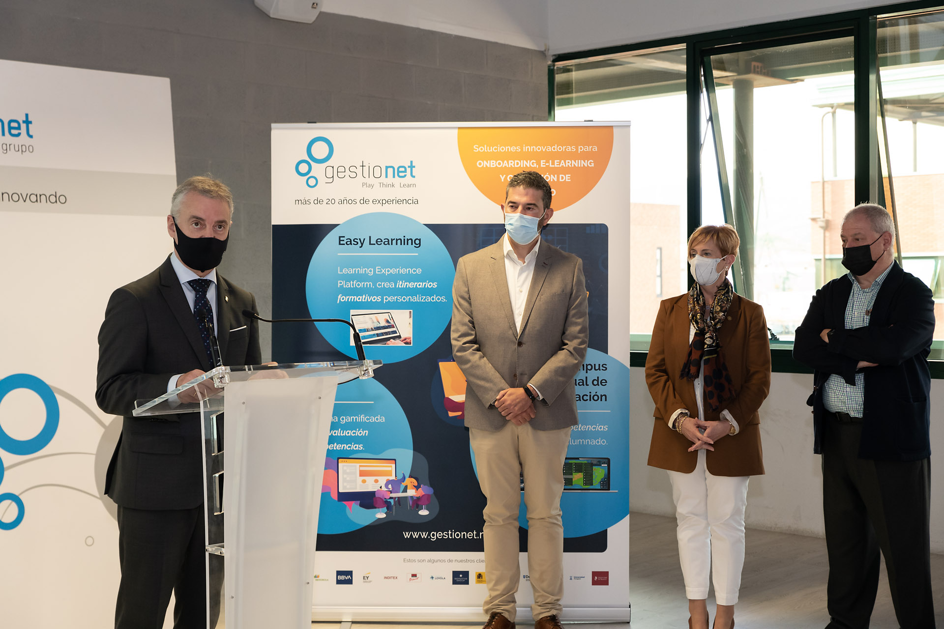 Urkullu nombra a Gestionet como ejemplo de transformación digital